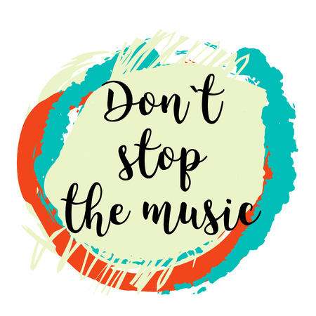 Don't Stop the Music Clip Art